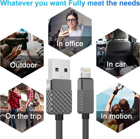 [Apple MFi Certified] Apple Charging Cable16FT iPhone Chargers Lightning Cable 5M, Fast iPhone Charging Cord for iPhone 12/11/11Pro/11Max/ X/XS/XR/XS Max/8/7, ipad in Saudi Arabia
