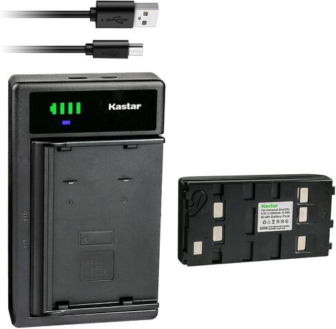 Kastar 1-Pack Battery and Smart USB Charger Compatible with JVC GR-AX700U GR-AX710U GR-AX720 GR-AX720U GR-AX730U GR-AX74U GR-AX75U GR-AX750U GR-AX76U GR-AX760U GR-AX761U GR-AX77U GR-AX7EG GR-AX80 in Saudi Arabia