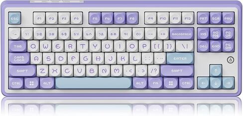 DAIDAI×AJAZZ AK870 TKL 87-Key Gasket Structure Full-Key Hot-Swappable Mechanical Keyboard Type-C/2.4G/BT 5.1, 4000mAh Battery, MOA Keycap,South-Facing RGB, for Windows/MAC. in Saudi Arabia