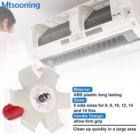3PCS Air Conditioner Fin Comb,Radiator AC Fin Straightener,A/C Fin Cleaner Set,Refrigerator Coil Brush Accessory for Cleaning Car Automotive Home Refrigeration Radiator Evaporator in Saudi Arabia