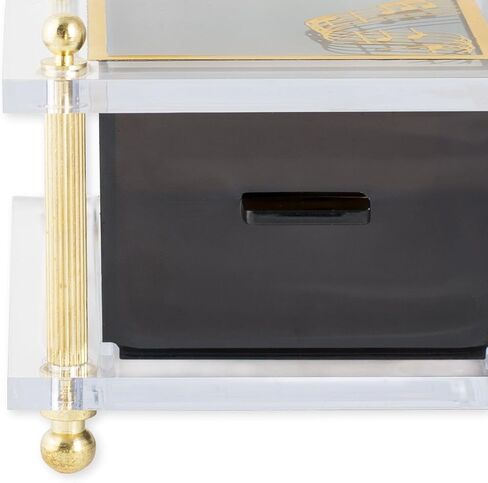 Musical Revolving Record Gramophone With Gold Accents Jewelry Box Plays Music of the Night in Saudi Arabia