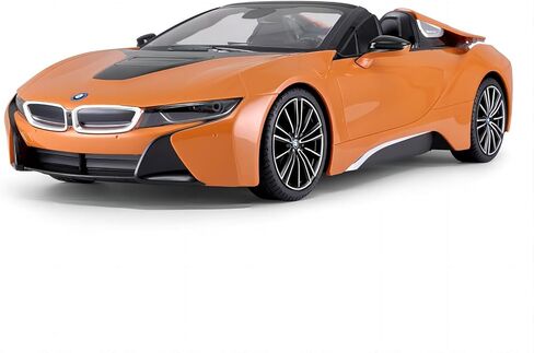 سيارة RASTAR 95500 1/12 BMW RC - سيارة BMW i8 Roadster مرخصة رسميًا بالتحكم عن بعد للعب والعرض - هدية مثالية للأطفال - برتقالي in Kuwait