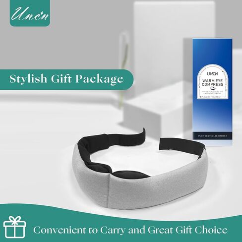 Heated Eye Masks for Dry Eyes, Warm Eye Compress for Stye, Moist Hot Compress with Four Flaxseed Bags, Microwave Activated Weighted Eye Pillow Pad in Kuwait