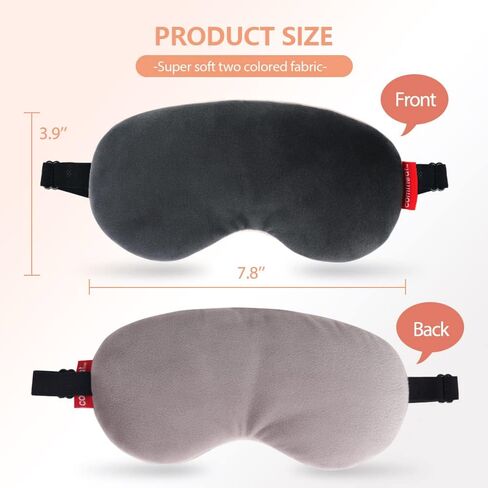 Moist Heat Eye Mask Lavender Scent Microwave Warm Compress Weighted Heated Eye Mask for Dry Eyes, Relieves Stye, Pink Eye Irritated Eyes Microwavable & Reusable in Kuwait