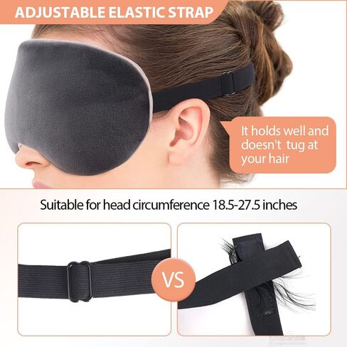 Moist Heat Eye Mask Lavender Scent Microwave Warm Compress Weighted Heated Eye Mask for Dry Eyes, Relieves Stye, Pink Eye Irritated Eyes Microwavable & Reusable in Kuwait