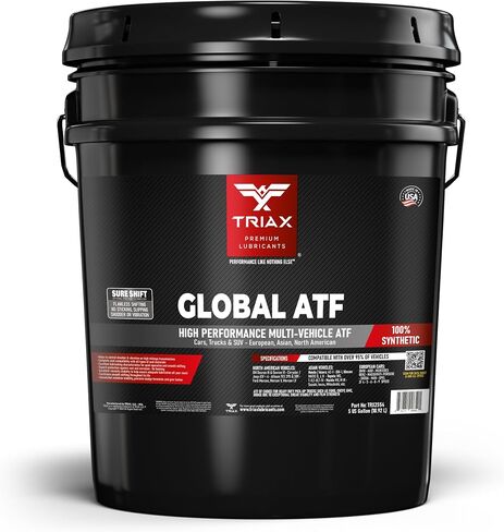 TRIAX Global ATF, Full Synthetic OEM Grade Automatic Transmission Fluid, Fits 95% of US, European, and Asian Vehicles, Compatible with TES 295, Dexron VI, Mercon V, and Many Others (1 Gallon) in Saudi Arabia