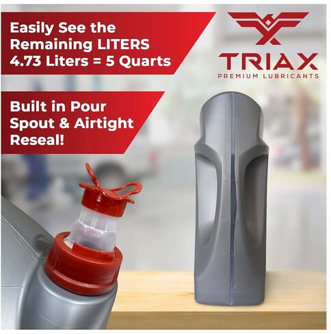 TRIAX Global ATF, Full Synthetic OEM Grade Automatic Transmission Fluid, Fits 95% of US, European, and Asian Vehicles, Compatible with TES 295, Dexron VI, Mercon V, and Many Others (1 Gallon) in Saudi Arabia