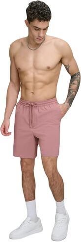 سروال سباحة رجالي قابل للتمدد سريع الجفاف بعامل حماية من الأشعة فوق البنفسجية 40+ للرجال من DKNY in Kuwait