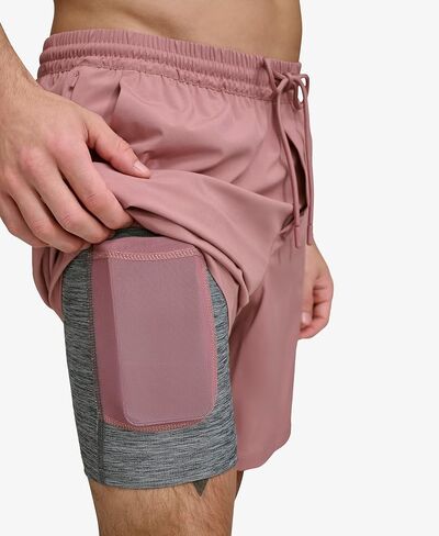 سروال سباحة رجالي قابل للتمدد سريع الجفاف بعامل حماية من الأشعة فوق البنفسجية 40+ للرجال من DKNY in Kuwait