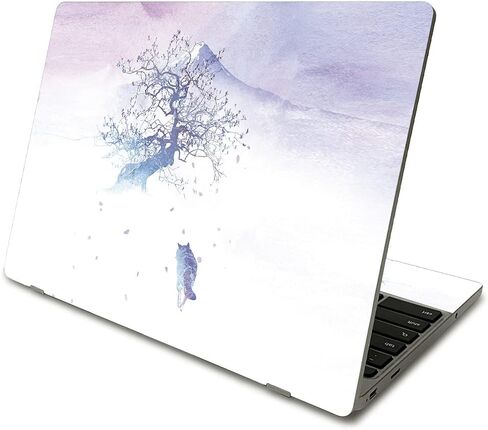 MightySkins Skin Compatible with Samsung Chromebook 4 (2021) 11.6" - Aztec Fox | Protective, Durable, and Unique Vinyl Decal wrap Cover | Easy to Apply, Remove, and Change Styles | Made in The USA in Kuwait