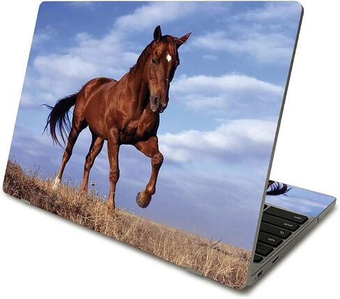 MightySkins Skin Compatible with Samsung Chromebook 4 (2021) 11.6" - Aztec Fox | Protective, Durable, and Unique Vinyl Decal wrap Cover | Easy to Apply, Remove, and Change Styles | Made in The USA in Kuwait