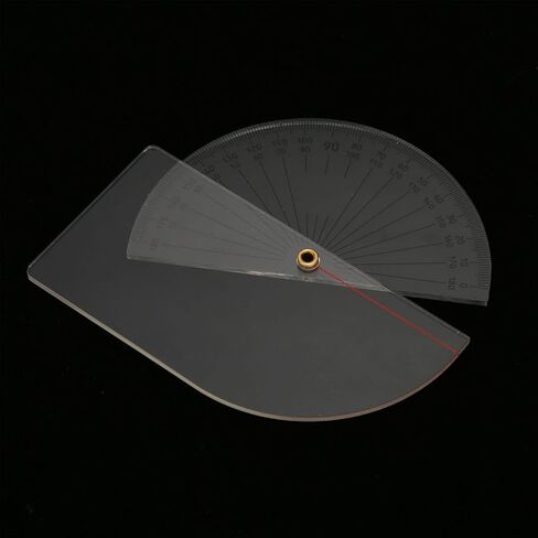 Finger Joint Goniometer 180 Degree Easy Observation Accurate Measure Strong Acrylic Joint Goniometer for Architectural Drawings in Saudi Arabia