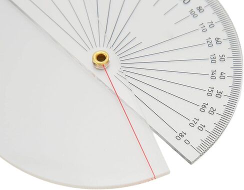 Finger Joint Goniometer 180 Degree Easy Observation Accurate Measure Strong Acrylic Joint Goniometer for Architectural Drawings in Saudi Arabia