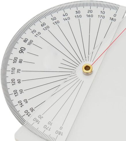 Finger Joint Goniometer 180 Degree Easy Observation Accurate Measure Strong Acrylic Joint Goniometer for Architectural Drawings in Saudi Arabia