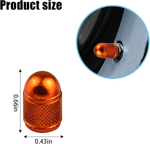 BELOMI 12 Pcs Auto Valve Stem Caps, Aluminum Alloy Colorful Tire Valve Covers, DustProof Metal Air Valve Lids for Car, Truck, Motorcycle, Bike, Universal Vehicle Accessories (Black) in Saudi Arabia