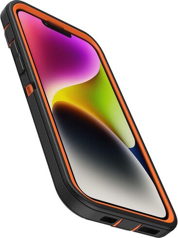 OtterBox Defender Series Screenless Edition Case for iPhone 14 Plus (Only) - Case Only - Microbial Defense Protection - Non-Retail Packaging - (Black) in Saudi Arabia
