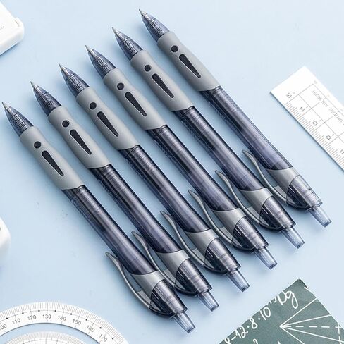 M&G 30 Pcs Gel Pens, 0.5mm Black Ink Gel Pen Fine Point Pens, Retractable Gel Ink Rollerball Pens, Quick Dry Gel Ink Pens with Large Capacity Ink Smooth Writing for Office School Women Men (Modern) in Kuwait