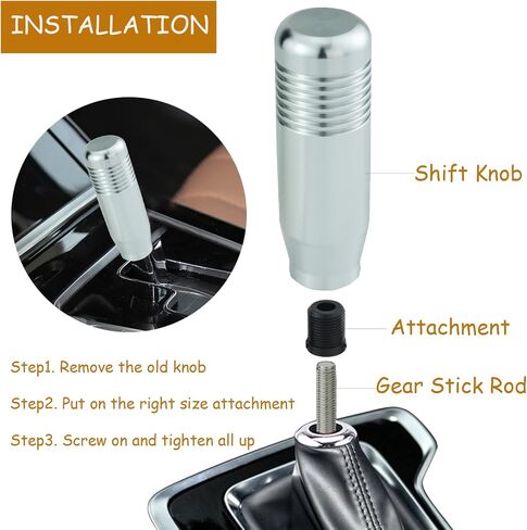 Shift Knob Long Aluminum Shifter Gear Lever Handle for Most Manual Automatic Vehicles (Blue) in Kuwait
