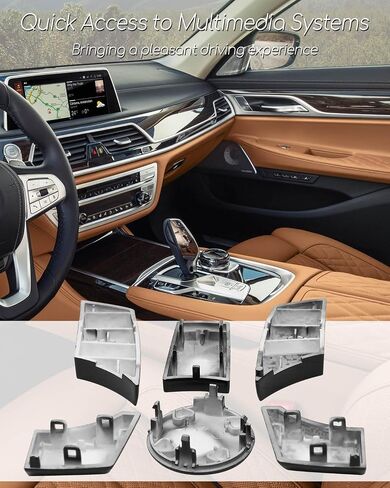 زر التحكم في مقبض الوسائط المتعددة IDrive مناسب لسيارات BMW 1 3 5 X1 X3 X5 X6 F10 F20 F22 F25 F30 F34 F36 بعض الموديلات، مجموعة مقبض تحكم راديو الوسائط تحل محل 6582 9206 446-C، الطراز A in Saudi Arabia