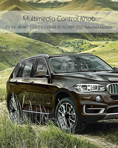 زر التحكم في مقبض الوسائط المتعددة IDrive مناسب لسيارات BMW 1 3 5 X1 X3 X5 X6 F10 F20 F22 F25 F30 F34 F36 بعض الموديلات، مجموعة مقبض تحكم راديو الوسائط تحل محل 6582 9206 446-C، الطراز A in Saudi Arabia