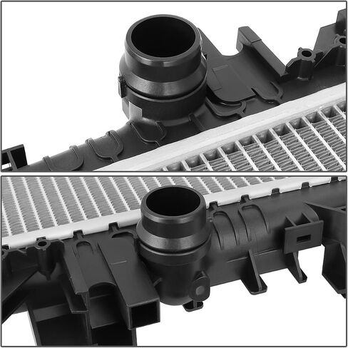 DNA Motoring OEM-RA-13326 1-Row Aluminum Core Radiator Compatible with 2014-2016 Impala Limited,29-5/16" W X 14-1/8" H X 7/8" D,1-5/16" / 1-5/16" in Saudi Arabia