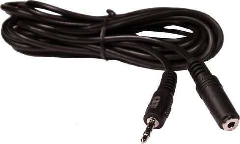 ChromaCast 2 Pack 5ft Black 3.5mm Rubber Aux Cable, Audio Auxiliary Input Adapter Male to Male AUX Cord for Headphones, Car, Home Stereos, Speaker, iPhone, iPad, iPod, Echo & More in Saudi Arabia