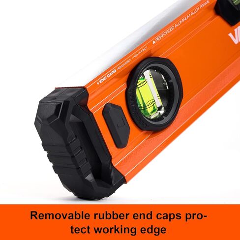 VANQUISH 48 بوصة و 24 بوصة صندوق ألومنيوم عالي التحمل مجموعة مستوى الروح الطويل مع حقيبة تخزين (4765-S1) in Kuwait