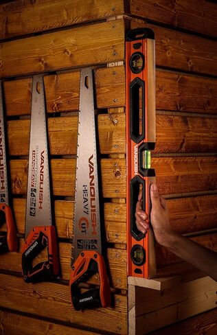 VANQUISH 48 بوصة و 24 بوصة صندوق ألومنيوم عالي التحمل مجموعة مستوى الروح الطويل مع حقيبة تخزين (4765-S1) in Kuwait