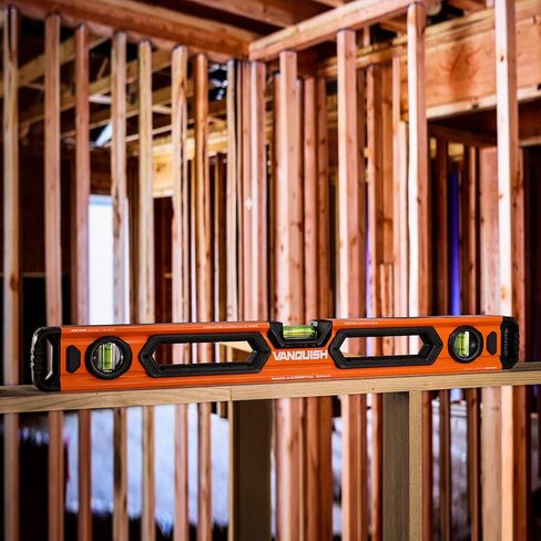 VANQUISH 48 بوصة و 24 بوصة صندوق ألومنيوم عالي التحمل مجموعة مستوى الروح الطويل مع حقيبة تخزين (4765-S1) in Kuwait