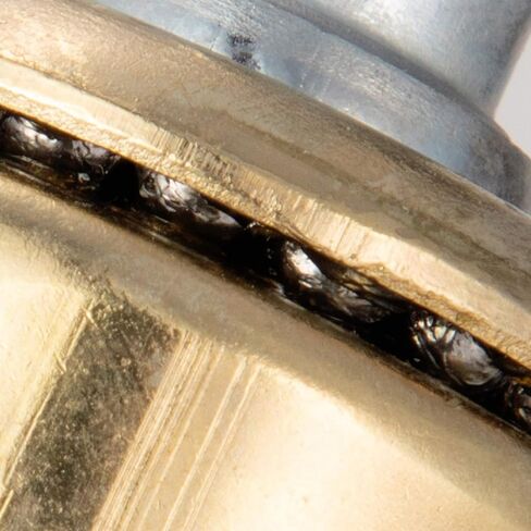 عجلات كروية، عجلات كروية دوارة بغطاء من النحاس العتيق مقاس 1.5 بوصة مع مقابس جذعية بمقبض 5/16 - برونزية (عبوة من 4 قطع) in Kuwait