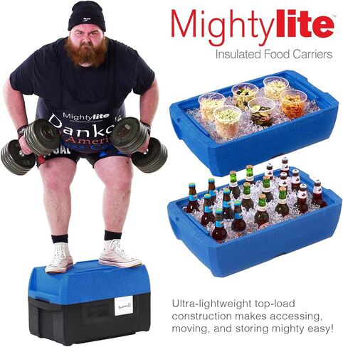 Metro Mightylite ML180XL Top Load Insulated Food Carrier - Professional-Grade Multipurpose Pan Carrier, Insulated Cooler and Food Warmer with Extra Capacity Lid - 45 qt or 5 Pan Capacity in Saudi Arabia