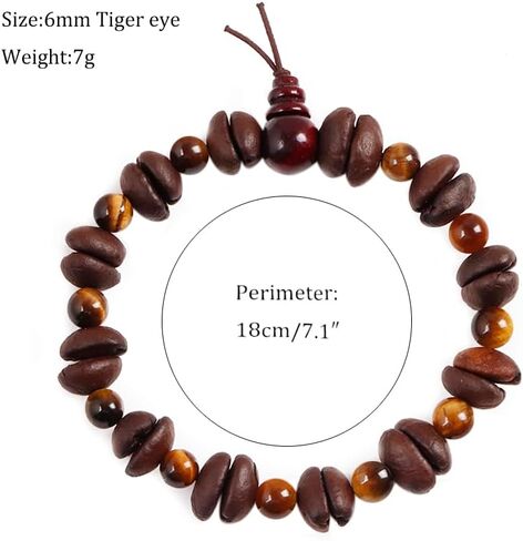 Day Day Up Real Coffee Bean Charm Bracelet for Men & Women Handmade Stretch Beaded Bracelet – Unique Jewelry Gift for Coffee Lovers Bracelet in Saudi Arabia