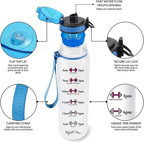 Winnie Pooh 32 Oz Water Track Bottle, Sometimes The Littlest Things Water Bottle With Time Marker, Pooh Bear Motivational Insulated Water Bottle, Gifts For Family Friend in Saudi Arabia