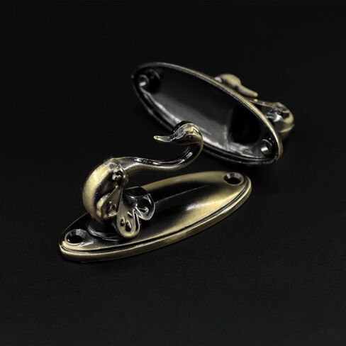 حوامل ستائر، خطاف بجعة من سبائك الزنك قطعتان من ملحقات تزيين النوافذ، مثبتة يدويًا على الحائط لغرفة النوم، وخطافات الأبواب والنوافذ (ذهبي) in Kuwait