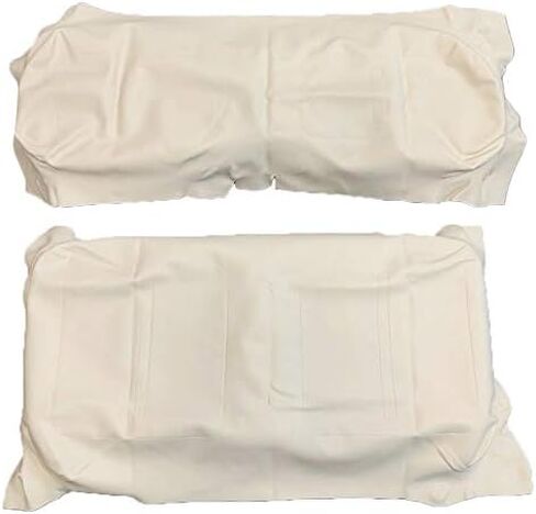 A.A White Front Seat Backrest Cover for EZGO TXT 1995-2013 Golf Cart 71753-G01, 71753G01 (Backrest Cover, White) in Saudi Arabia