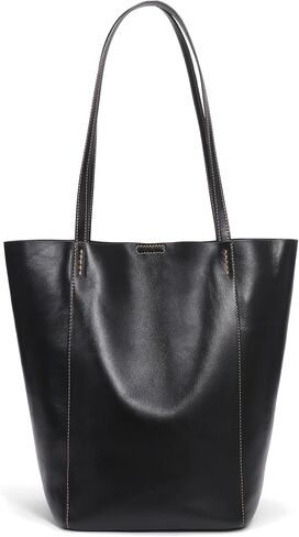 Genuine Leather Tote Shoulder Handbag Bucket Hobo Purse Vintage Satchel for Women 2pcs set in Saudi Arabia