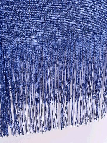 كارديجان نسائي للشاطئ مزود بشراشيب وشال صيفي للشاطئ in Kuwait