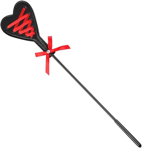 PU Leather Paddle Horse Riding Crop Whip Costume Riding Crop Horse Jump Bat Equestrian Crops with Bows Couples Games for Adults in Saudi Arabia