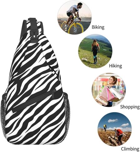 Stylish Sling Bag for Women Men Casual Backpack Crossbody Chest Shoulder Bag Gym Sports Travel Hiking Daypack in Saudi Arabia