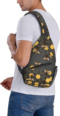 Stylish Sling Bag for Women Men Casual Backpack Crossbody Chest Shoulder Bag Gym Sports Travel Hiking Daypack in Saudi Arabia