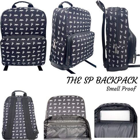 The SP Backpack in All Black Smell Proof BackPack, (L) in Saudi Arabia