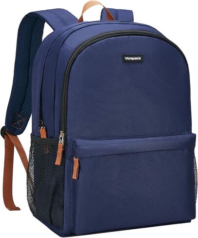 حقيبة ظهر Vorspack للرجال والنساء - حقيبة ظهر خفيفة الوزن للكلية وحقائب ظهر كاجوال للاستخدام أثناء السفر - أسود in Kuwait