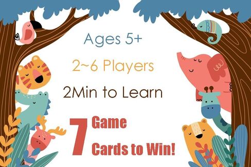 1step2dream Spanish Animal Guessing Card Games for Kids | Fun Educational Family Activities | Bilingual Stocking Stuffer, Travel Friendly Learning Board Games in Saudi Arabia