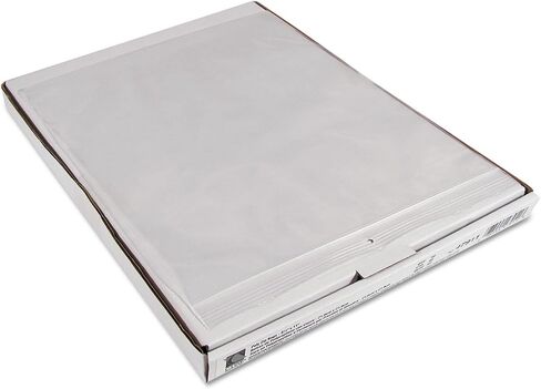 Heavyweight Industrial Poly Zip Bags, 8 1/2 x 11, 50/BX in Saudi Arabia