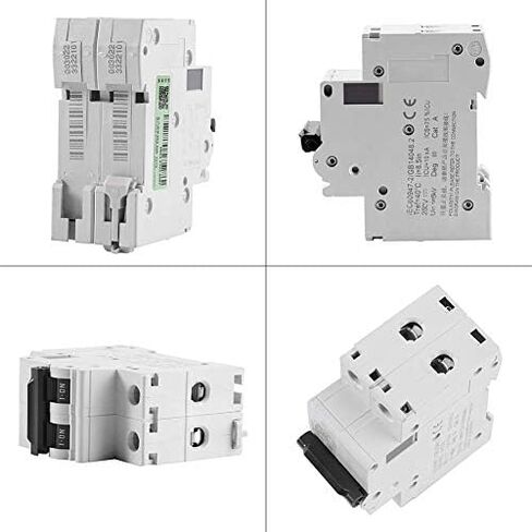 2P 250V Low-Voltage DC Miniature Circuit Breaker for Solar Panels Grid System din Rail Mount, Breaker DC Circuit Amp Solar Double Pole(63A) in Saudi Arabia