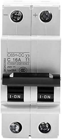 2P 250V Low-Voltage DC Miniature Circuit Breaker for Solar Panels Grid System din Rail Mount, Breaker DC Circuit Amp Solar Double Pole(63A) in Saudi Arabia