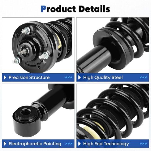 Front Complete Shock Absorber Fit for Ford F150 2005-2008, for Lincoln Mark LT 2006-2008, Struts Assembly w/Coil Spring, Replace for 171362 in Saudi Arabia