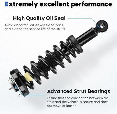 Front Complete Shock Absorber Fit for Ford F150 2005-2008, for Lincoln Mark LT 2006-2008, Struts Assembly w/Coil Spring, Replace for 171362 in Saudi Arabia