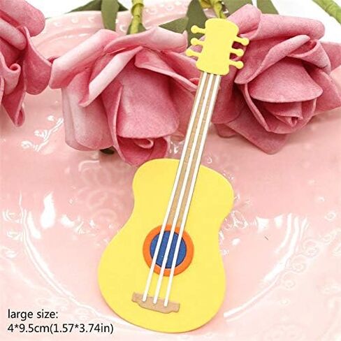 قوالب قطع معدنية للجيتار استنسل لبطاقات ورقية يمكنك صنعها بنفسك لسكرابوكينغ والنقش الزخرفي in Kuwait