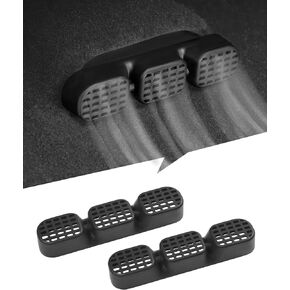 JeCar Under Seat Vent Deflectors Rear AC Vent Directional Extension Fit for Ford Bronco 2021-2023